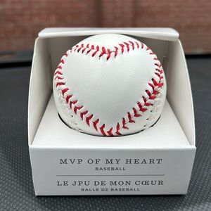 Hallmark MVP OF MY HEART stitched baseball